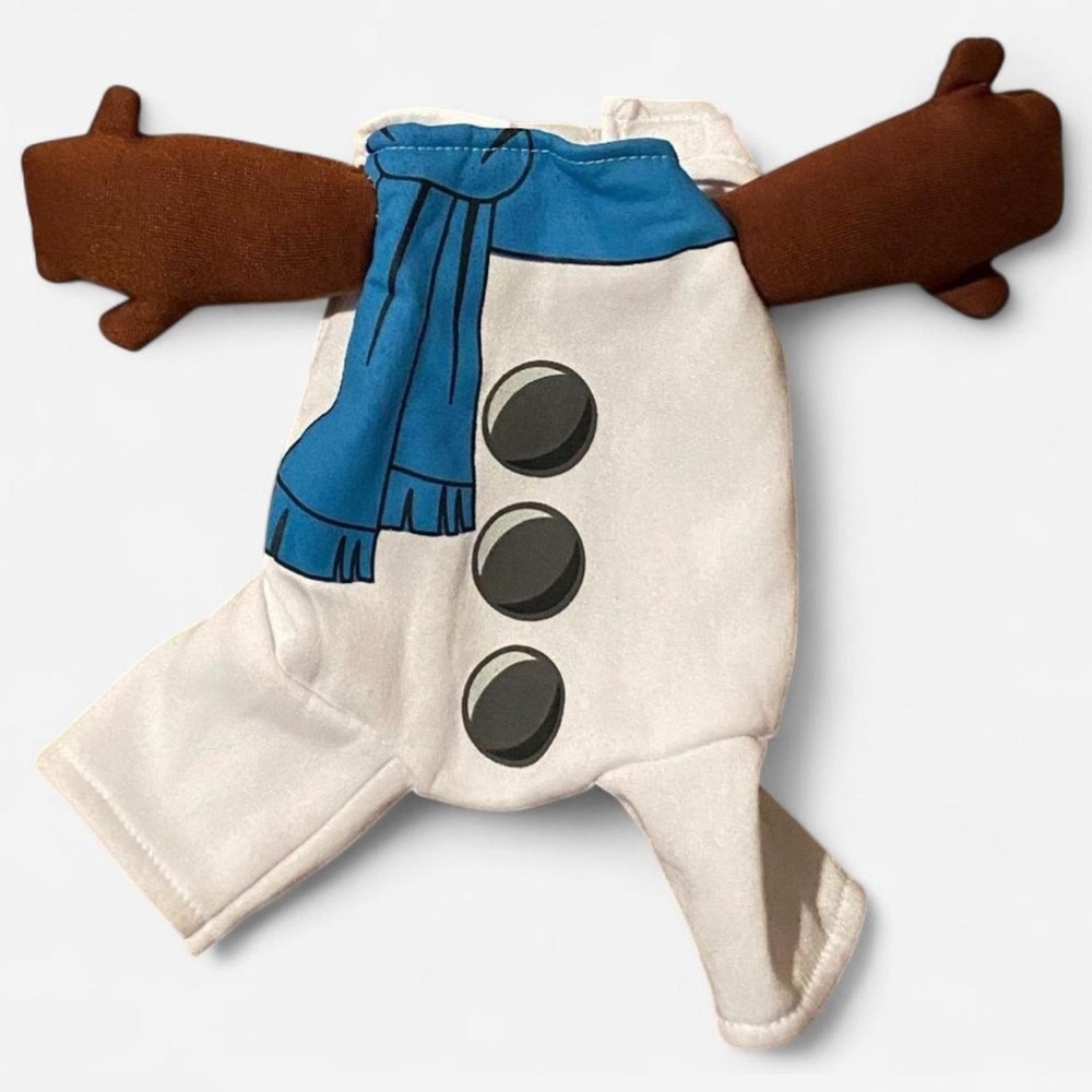 Olaf the‎ Snowman christmas Holiday winter pet outfit Size Medium or large